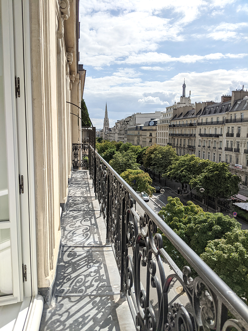 View from our balcony - Picture of Hôtel Barrière Fouquet's Paris