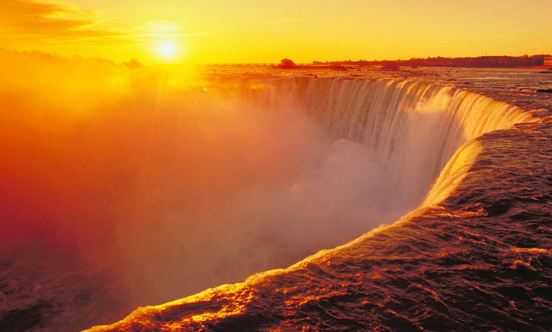 Sunset Niagara Falls